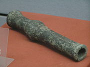 Handgun from the Yuan dynasty, circa 1300s.