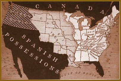Map of Louisiana Purchase 